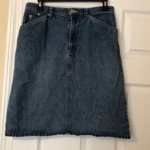 EUC Liz Claiborne denim skirt